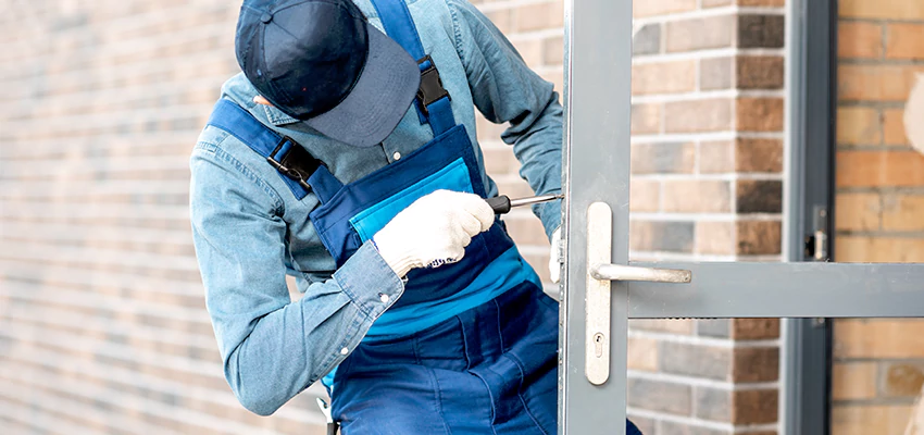 Pivot Storefront Door Locks Installation in Merced, California